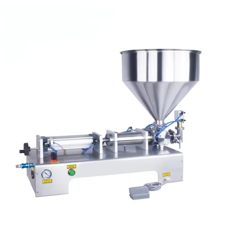 Pneumatic liquid paste filling machine